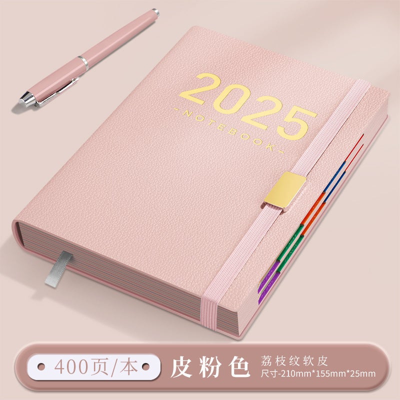 New Year'S Schedule Book, New Daily Planner, One Page Per Day Work Calendar, Notepad, Efficiency Manual, Private Package And - Image 1