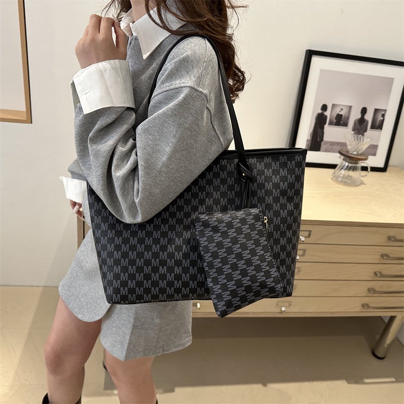 Relaxation Tote Bag Women'S 2025 Spring New Arrival Hand-Carrying Commuter Bag Fashionable Outgoing Large Capacity Single Shoulder Bag - Image 5