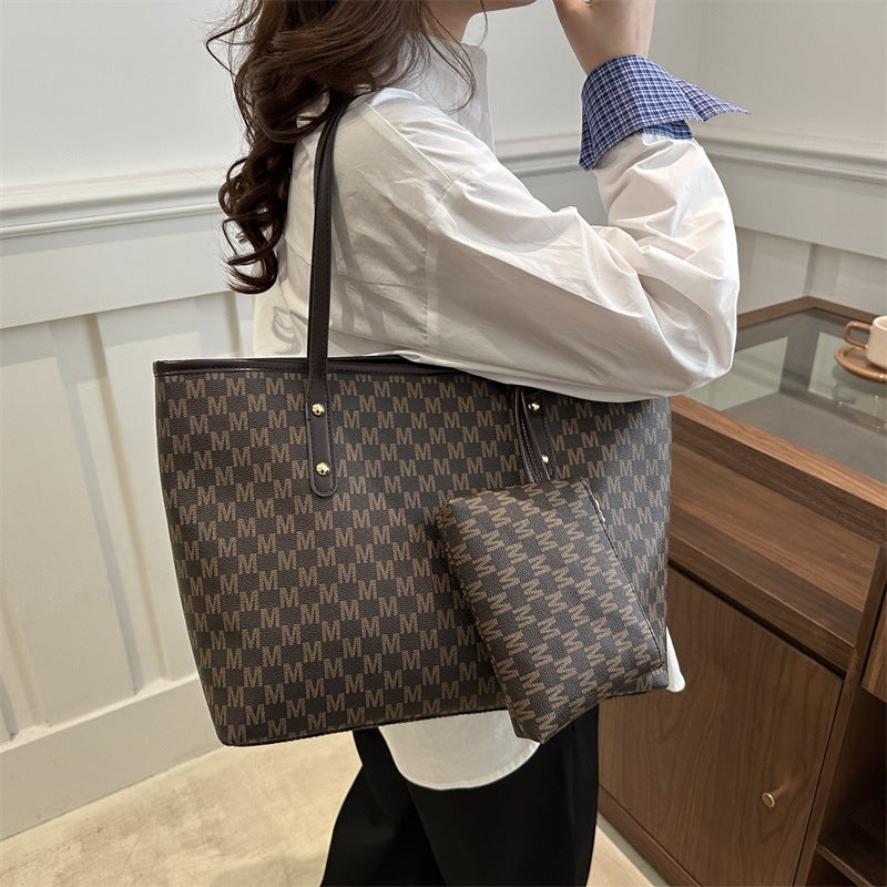Relaxation Tote Bag Women'S 2025 Spring New Arrival Hand-Carrying Commuter Bag Fashionable Outgoing Large Capacity Single Shoulder Bag - Image 4