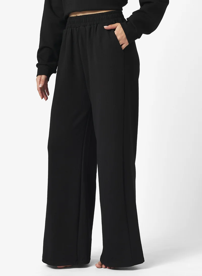 جينجر بيسيكس Hooded Oversize Soft Touch Scuba Coord Set