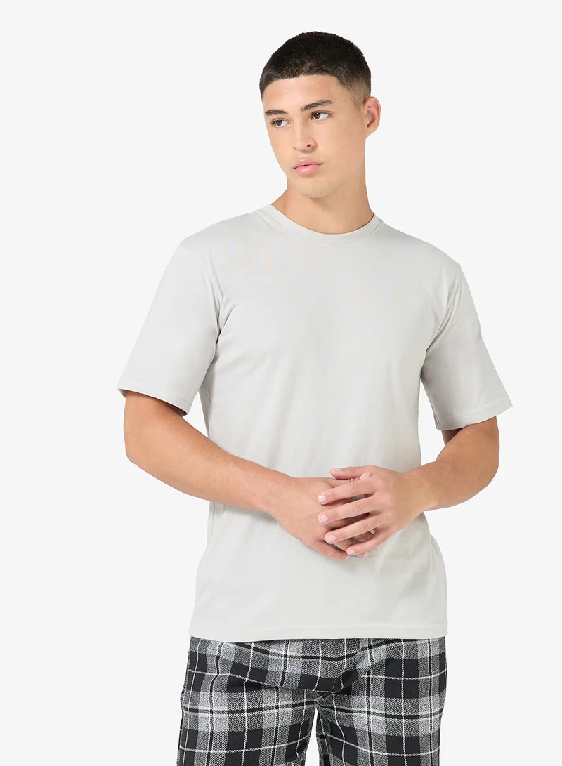 Seventy Five  Nightwear T-Shirt & Shorts Set for Men | Best Price UAE