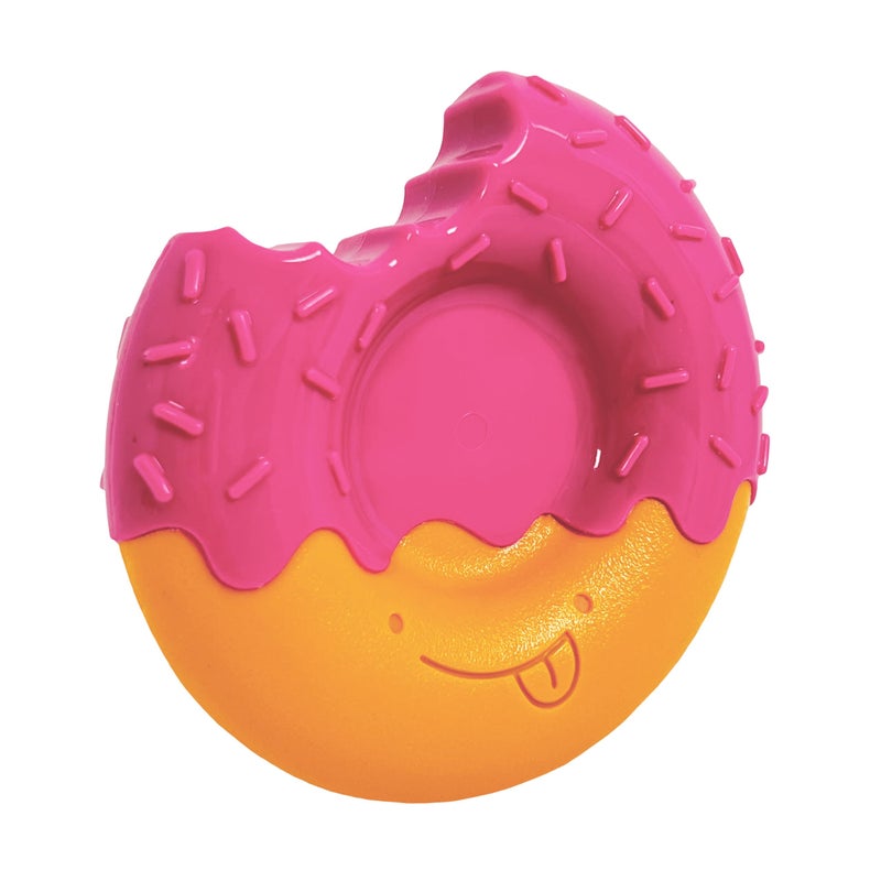 Nylabone Donut Power Chew Toy for Dogs, Dog Toys for Aggressive Chewers, Bacon Glazed Flavor, Large Dogs - Up to 50 lbs, 1 Count - Image 1