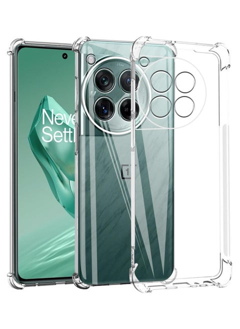 OnePlus 12 5G Clear Case Cover Soft TPU Case Lightweight Shock Protective Cover with Camera Protection Designed for OnePlus 12 5G