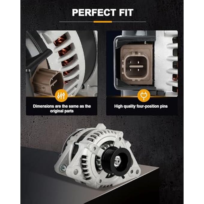 ROADFAR Alternator Replacement Fits for Toyota for FJ Cruiser 2007-2010,for Toyota for Tacoma 2005-2015,for Toyota for Tundra 2006-2010 - Image 5