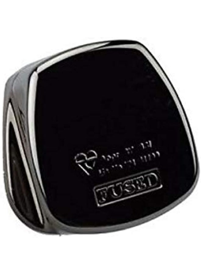 Rr Black Fused 13A Plug Top Uk 3Pin British Plug Connector - Image 1