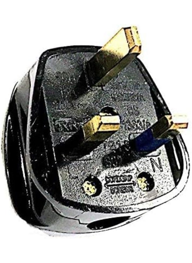 Rr Black Fused 13A Plug Top Uk 3Pin British Plug Connector - Image 2