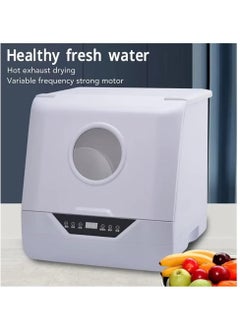 PRASONX Countertop Dishwasher, Automatic Dishwasher Without Installation, Built-in Water Tank, 2 Water Supply Modes, High Temperature Disinfection and Hot Air Drying, for Dishes, Baby Bottles, Fruits  - Image 5