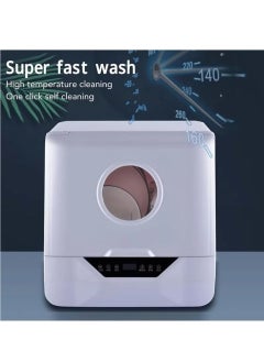 PRASONX Countertop Dishwasher, Automatic Dishwasher Without Installation, Built-in Water Tank, 2 Water Supply Modes, High Temperature Disinfection and Hot Air Drying, for Dishes, Baby Bottles, Fruits  - Image 2