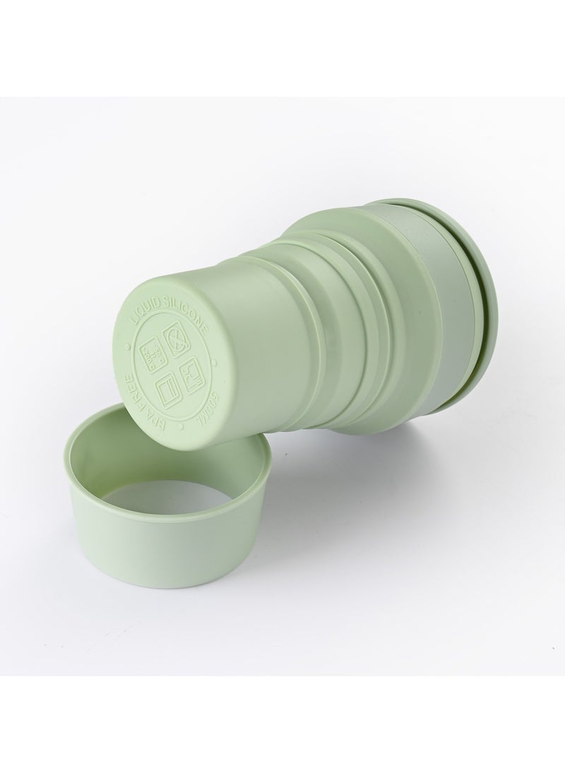 general Collapsible Travel  Camping Mug with Lid, Reusable, Portable, Hot  Cold Beverage Coffee Mug, Leak-Proof, Eco-Friendly, BPA-Free, Food Grade Silicone, Light Weight - Image 2