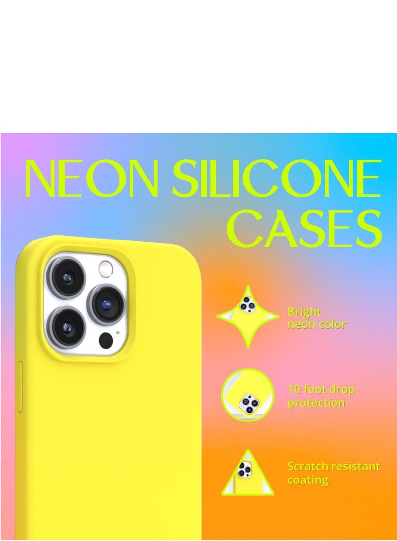 BORTONY iPhone 14 Pro Max Case Liquid Silicone Anti Scratch Anti Fingerprint Soft Silky Touch Shockproof Protective Cover for Apple iPhone 14 Pro Max - Image 2