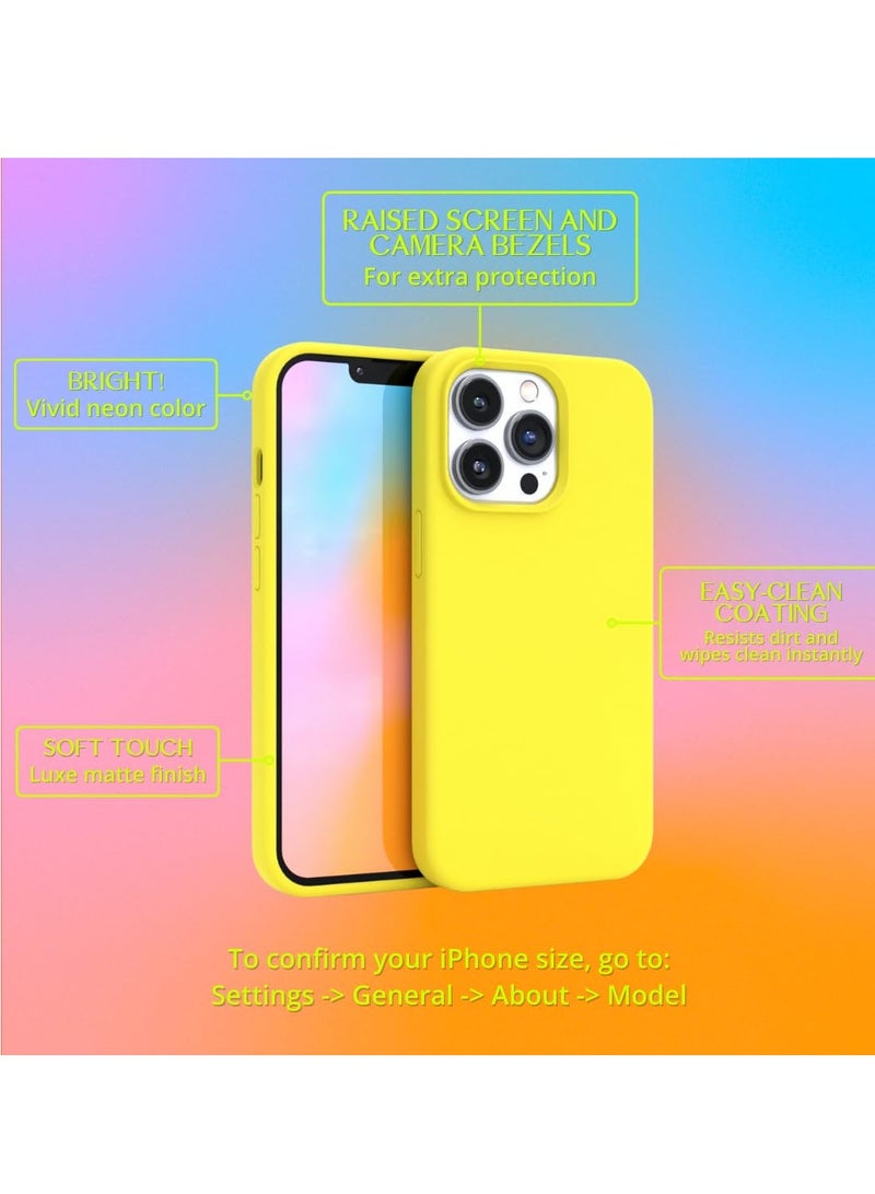 BORTONY iPhone 14 Pro Max Case Liquid Silicone Anti Scratch Anti Fingerprint Soft Silky Touch Shockproof Protective Cover for Apple iPhone 14 Pro Max - Image 3