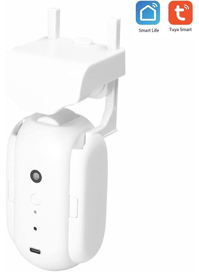 Curtain Motor, Effortless Installation, Smart Curtain Robot, Convenient Remote Control, Voice-Activated, Scheduled Timing, White - Image 3