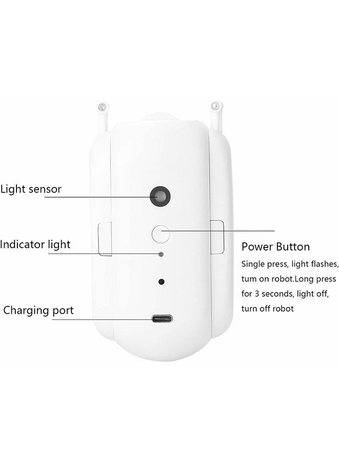 Curtain Motor, Effortless Installation, Smart Curtain Robot, Convenient Remote Control, Voice-Activated, Scheduled Timing, White - Image 2