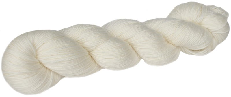 AOYANG Aoyang Undyed Fingering Weight 75 Superwash Merino Wool 25 Nylon 100 gram Skein Sock Yarn Fingering 4 Ply 5 skeins Undyed Color