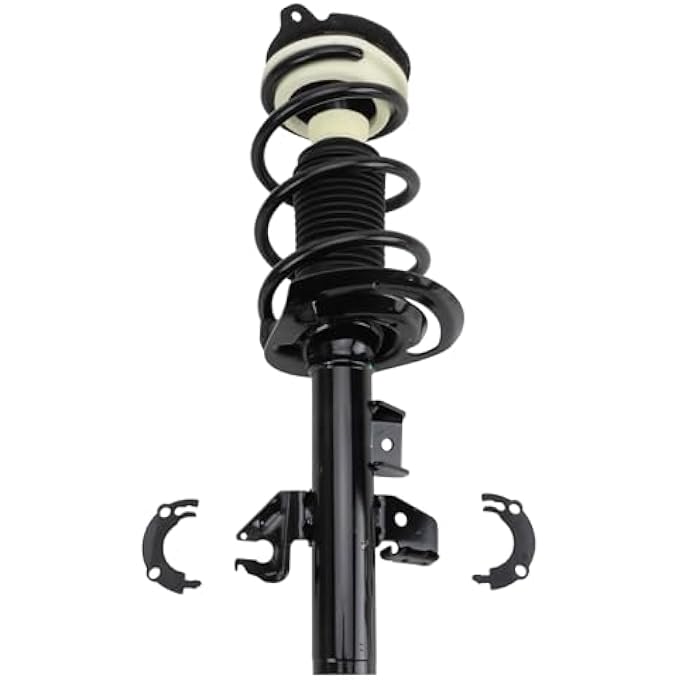 تي آر كيو طقم تعليق أمامي وخلفي كامل، مجموعة زنبرك لولبي، ممتص صدمات، قضيب توازن، وصلة تثبيت، متوافق مع كرايسلر 200 موديلات 2015-2017 - Image 4