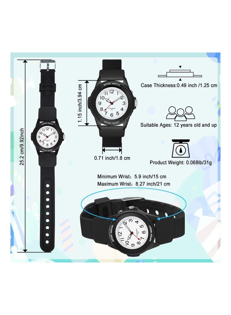 Y&D Kids Analog Watch for Boys Girls, Waterproof Time Teaching with Night Light, Easy to Read and Learning Children 6-18  - Image 5