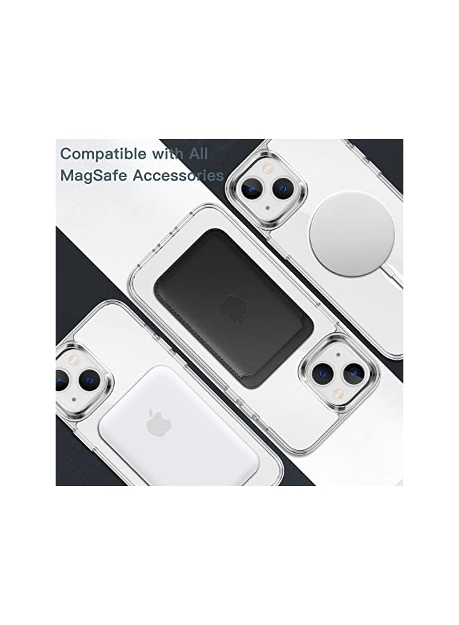 Jetech Magnetic Case for iPhone 14 Plus 6.7-Inch Compatible with MagSafe Wireless Charging, Shockproof Phone Bumper Cover, Anti-Scratch Clear Back (Clear) - Image 4