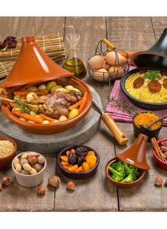 Regas طاجين وعاء الطين الأسباني طاجين وعاء الطين التقليدي  - Image 4