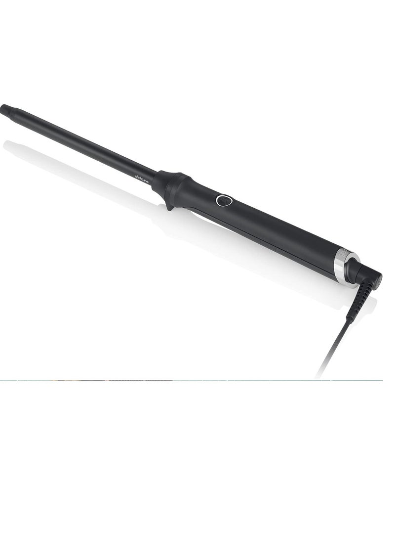 ghd - أداة تجعيد الشعر الرفيعة ghd - عصا تجعيد الشعر 0.5 بوصة مع درجة حرارة أداة تصفيف أكثر أمانًا للشعر، عصا تجعيد مثالية لعمل تجعيدات ضيقة في ثوانٍ مع تثبيت التجعيد طوال اليوم - أسود - Image 1