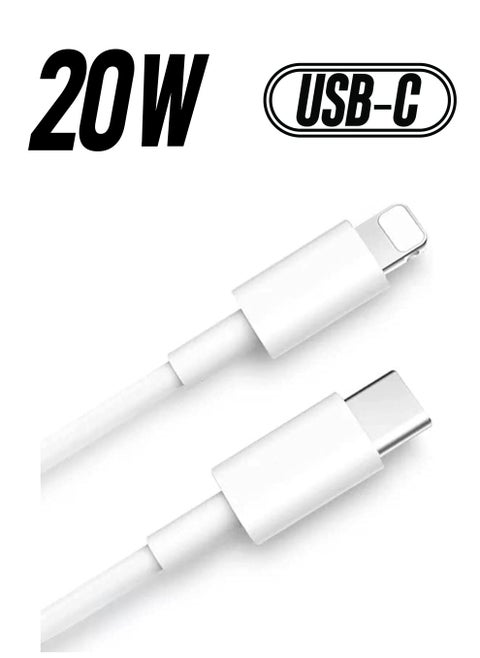 USB C to Lightning Cable 20W Fast Charging [MFi Certified] Compatible with iPhone 13 Pro Max/12/11 Pro/X/XS/XR/8 Plus