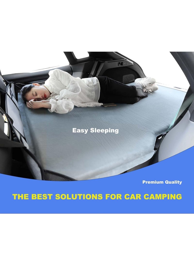 Car Travel Rear Seat Mattress Extension Plate, Increase Car Bed Camping Space, Sleeping Head Protection, Folding Fits for Car, SUV, Truck,Tesla and Other Cars, 50 * 16.5 in - Image 4