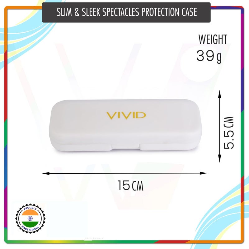 VIVID Vision Unisex Adult Lightweight Eyewear Specs Case Cover | Protect Eye Glasses | Chashma Dibbi | Spectacle Box | Closure -Push Button | Plastic - Image 4