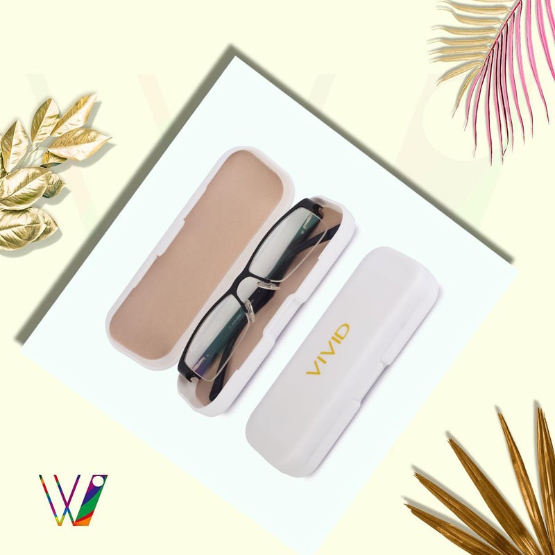 VIVID Vision Unisex Adult Lightweight Eyewear Specs Case Cover | Protect Eye Glasses | Chashma Dibbi | Spectacle Box | Closure -Push Button | Plastic - Image 2
