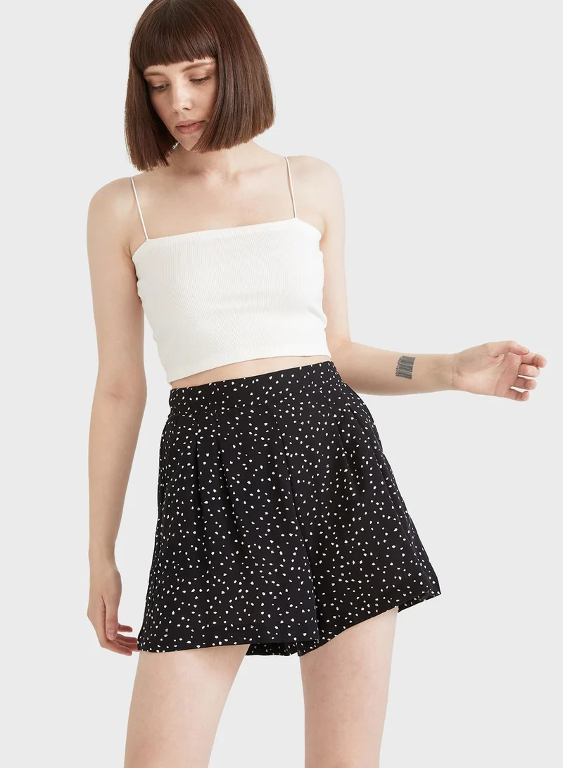DeFacto Polka Dot Mini Shorts