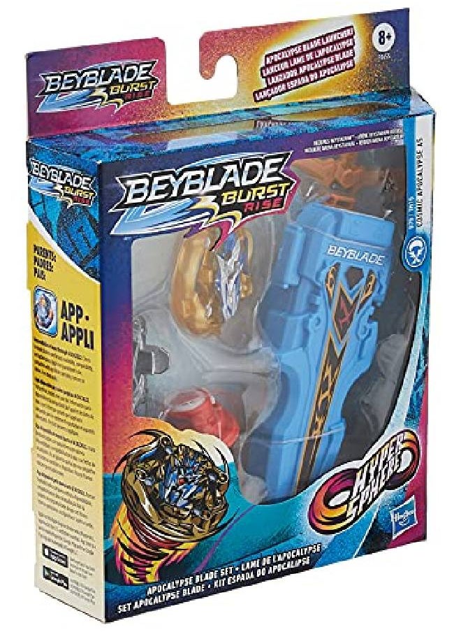 BeyBlade - Burst Rise Hypersphere Apocalypse Blade Set Right/Leftspin Launcher With Rightspin Battling Top Toy Ages 8 And Up - Image 1