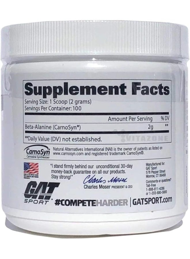 GAT SPORT BETA ALANINE POWDER 200 GM - Image 2