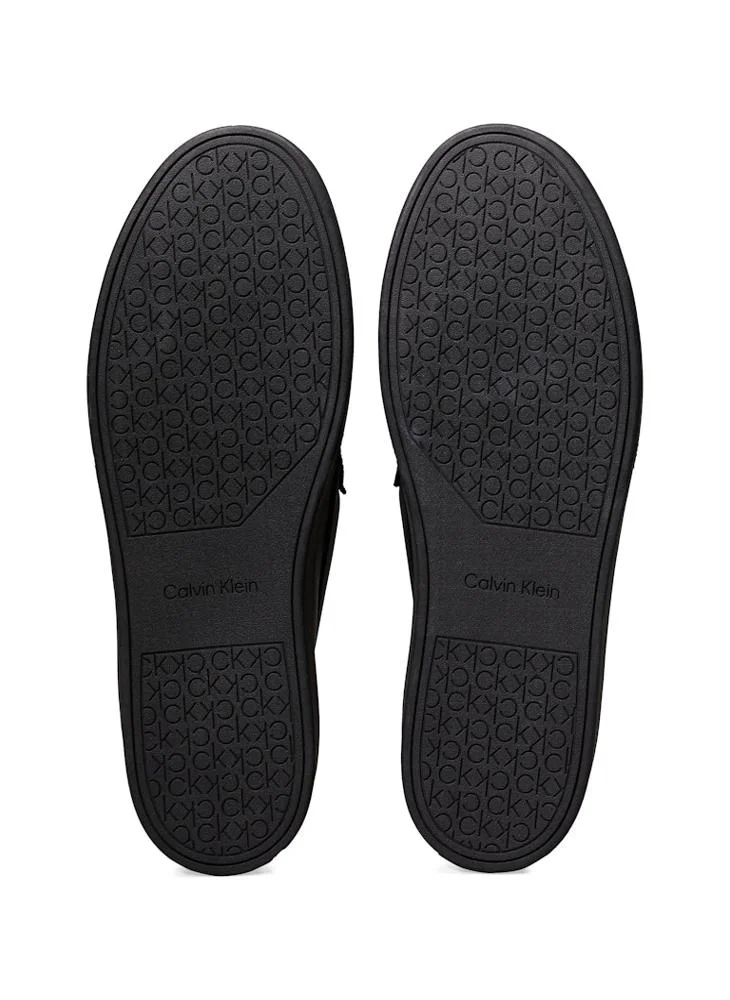CALVIN KLEIN Wide Toe Leather Moccasins