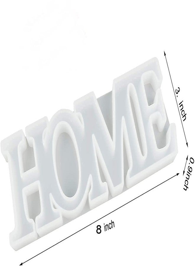 GET INSPIRED Home Letter Resin Mold, Home Silicone Mold Casting, Love Sign Mold, Epoxy Resin Molds for DIY Craft, Valentine's Day Gifts,Table & Home Decor (Home (3"X8"))(56) by get inspired - Image 2
