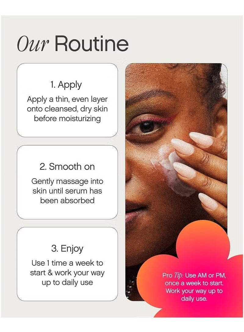 Faded Brightening and Clearing Serum | Reduces Discoloration Post-Blemish Marks Scars Spots Contains Kojic Acid Niacinamide Dermatologist-tested Vegan Cruelty-Free Fl Oz