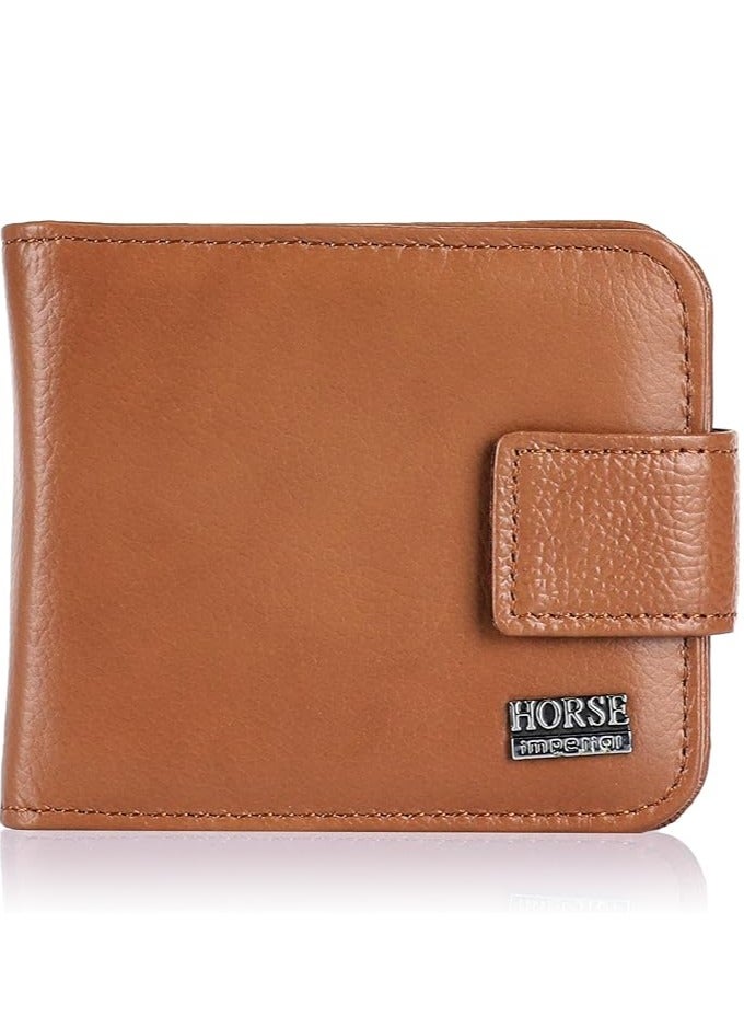 إيمبريل هورس محفظة هورس جلد رجالي بحامل بطاقات لون بني - Image 1