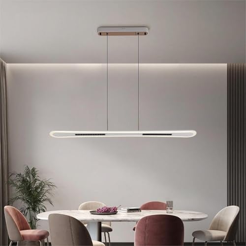 CITRA 1000MM Modern LED Linear Light Chandelier Lighting Lamp Cord Pendant Lamp - Warm White - Image 1
