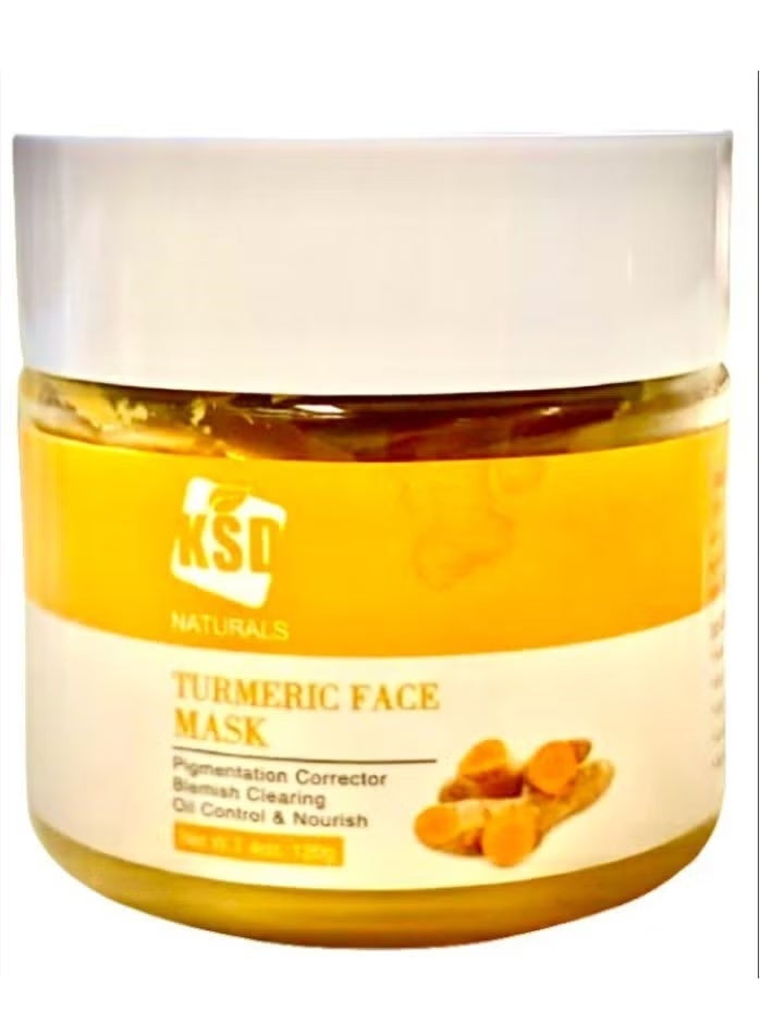 KSD Turmeric Peel Off Face Mask Yellow 120grams - Image 1