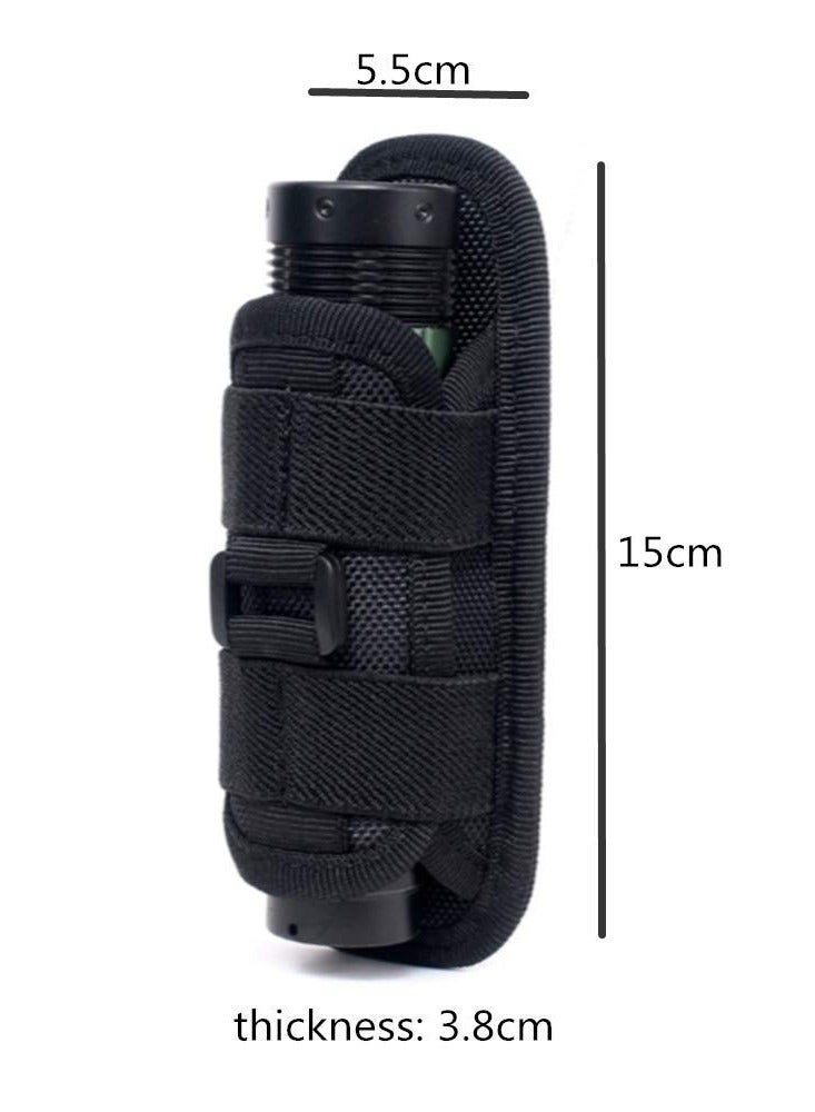 Mordely Torch Gloves Holder 360 Degree Rotating Torch Bag Holster Can Be Hung On Belt For Outdoor Camping Hiking - Image 2