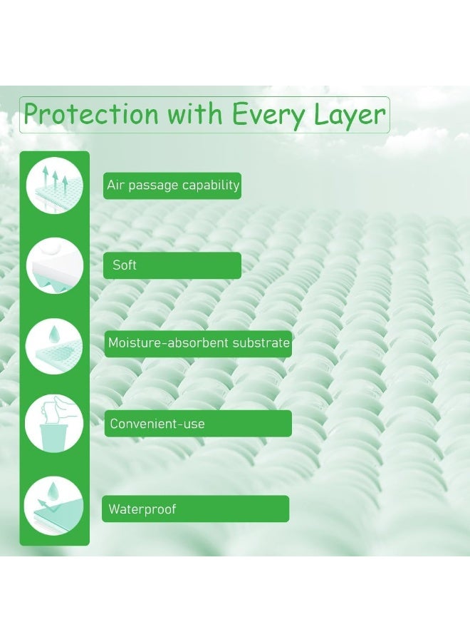 لطف وحضن شفاط حليب كهربائي – بدون استخدام اليدين، قابل للارتداء، لاسلكي وقابل لإعادة الشحن مع صندوق تخزين، بـ 9 مستويات و3 أوضاع | يتضمن حصائر تغيير حفاضات للأطفال من Cute 'n' Cuddle – عبوة 150 قطعة (60×90 سم، أخضر)، ناعمة ومقاومة للماء. - Image 4