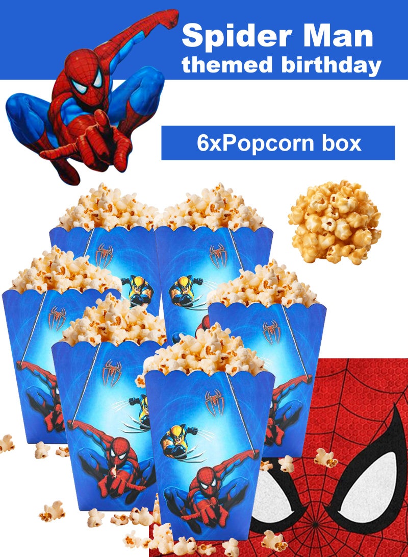 URbazaar 145Pcs Spiderman and friends Birthday Party Supplies,includes Banner,Backdrop,Tableware Set,Tablecover,Cake Toppers, etc spiderman party decorations  - Image 5