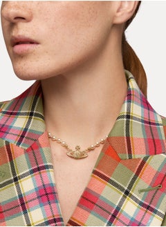 Vivienne Westwood Vivienne Westwood Pearl Saturn Short Necklace  - Image 5