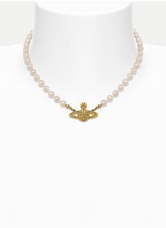 Vivienne Westwood Vivienne Westwood Pearl Saturn Short Necklace  - Image 2