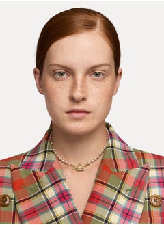 Vivienne Westwood Vivienne Westwood Pearl Saturn Short Necklace  - Image 3