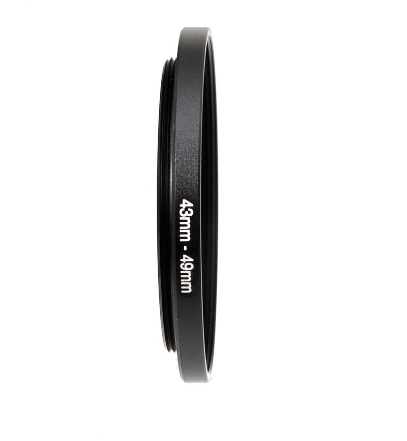 Fotasy (2 Pcs) 43-49MM Step-Up Ring Adapter, 43mm to 49mm Step Up Filter Ring, 43mm Male 49mm Female Stepping Up Ring for DSLR Camera Lens and ND UV CPL Infrared Filters - Image 3