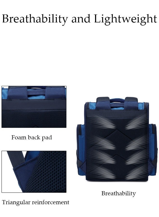 DUNISO Boy's School Backpack with Pencil Case Waterproof Book Bag with Compartments for Teen Boy Kid Students Elementary School Kids' School Bag With Large Capacity - Image 5