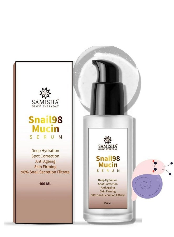 ساميشا سيروم يوسين ساميشا للوجه للرجال والنساء | سيروم مضاد للشيخوخة للنساء والرجال | سيروم للبشرة الجافة | أفضل سيروم لبشرة متوهجة | سيروم الحلزون للبشرة المختلطة - Image 1