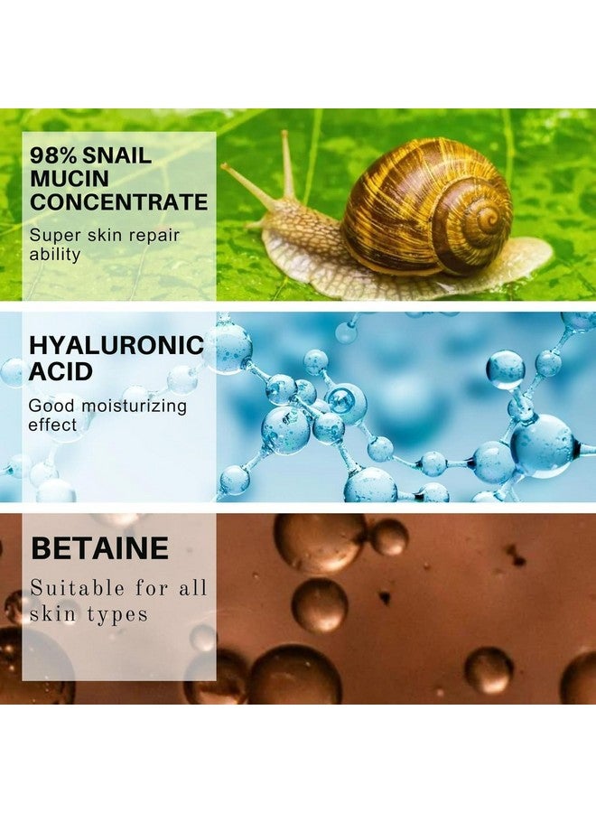 ساميشا سيروم يوسين ساميشا للوجه للرجال والنساء | سيروم مضاد للشيخوخة للنساء والرجال | سيروم للبشرة الجافة | أفضل سيروم لبشرة متوهجة | سيروم الحلزون للبشرة المختلطة - Image 3