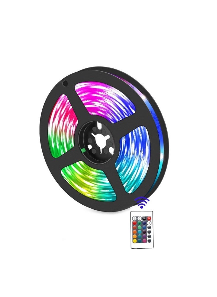 5M Bluetooth LED Strip Lights, RGB Color Changing LED Lights with APP and Remote Control, Flexible LED Strip with Music Sync for Bedroom, Living Room, TV, Kitchen, Home Decoration - Image 1