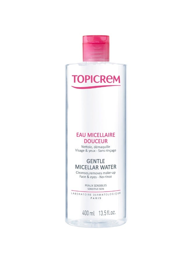 Topicrem Hydra + Gentle Micellar Water 400ml - Image 1