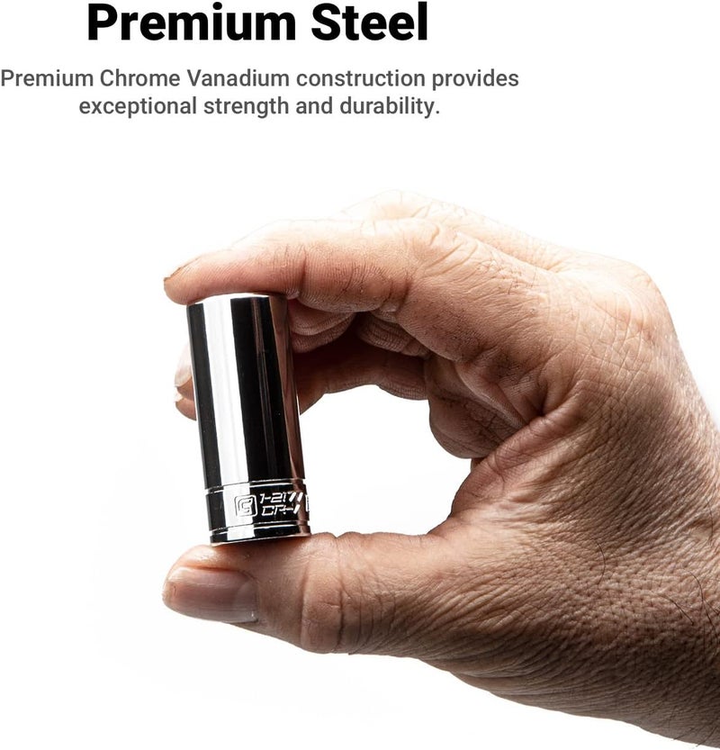 Capri Tools 7/32 in. Deep Socket, 1/4 in. Drive, 12-point, SAE - Image 3