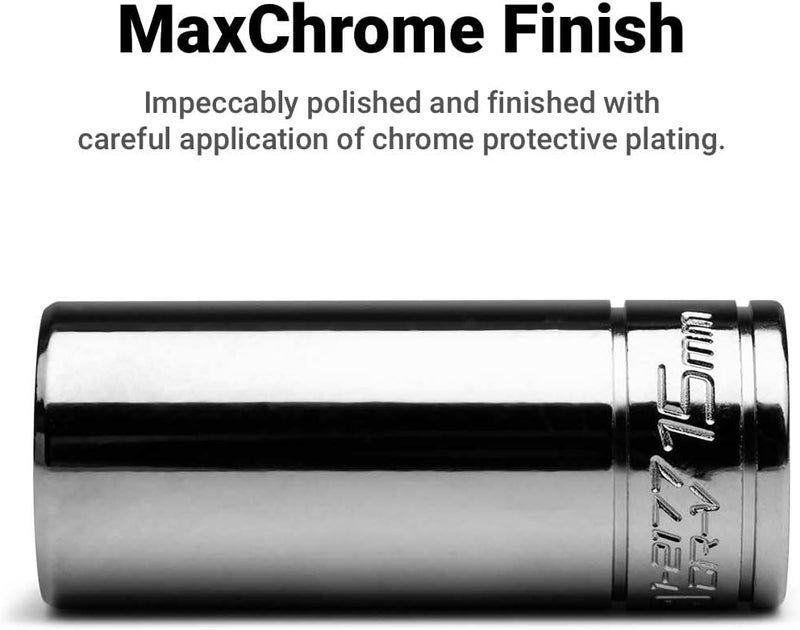 Capri Tools 7/32 in. Deep Socket, 1/4 in. Drive, 12-point, SAE - Image 2